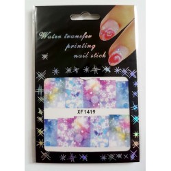 Tatuaje unghii pe baza de apa #XF1419